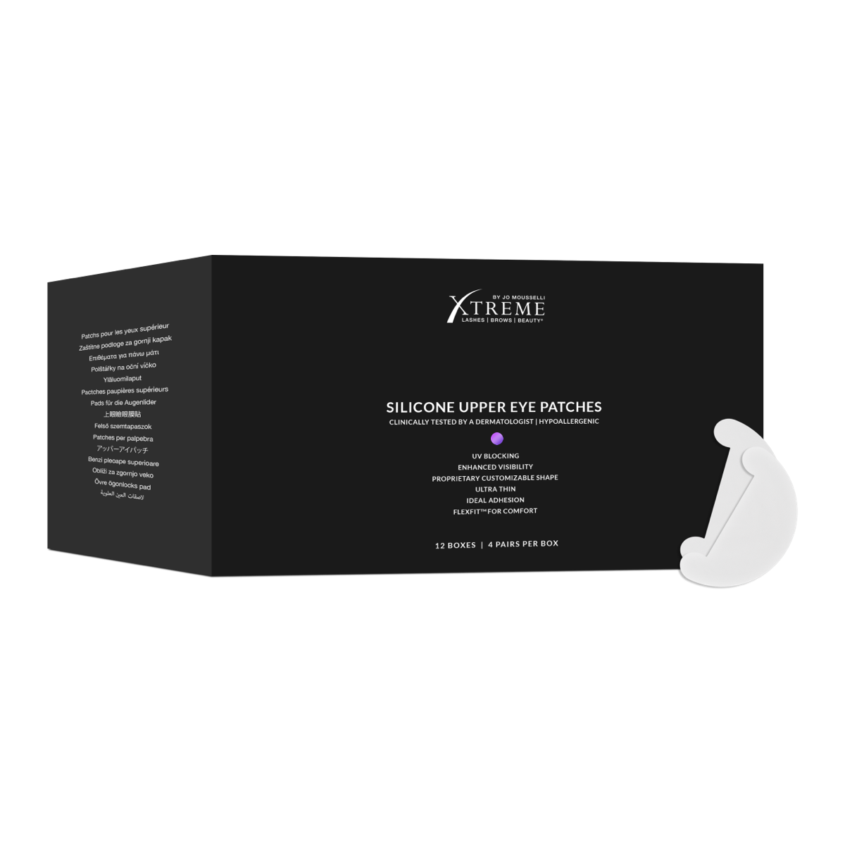 Patchs en silicone pour Paupières Supérieures – Mat (4 paires) | Xtreme Lashes