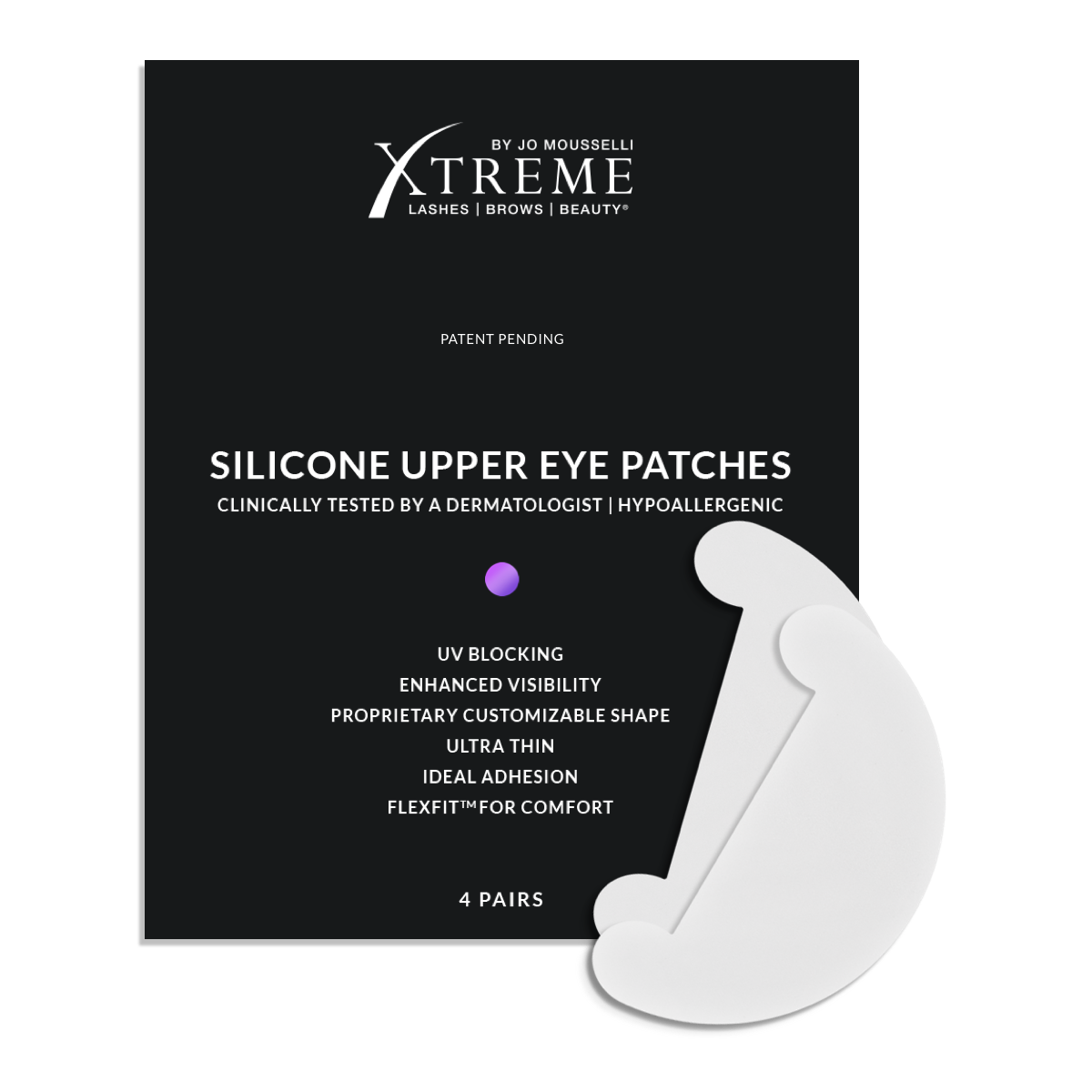Patchs en silicone pour Paupières Supérieures – Mat (4 paires) | Xtreme Lashes