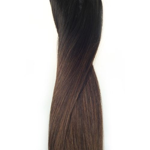 Clip-in Hair Extension – Ombré Cocoa Dip