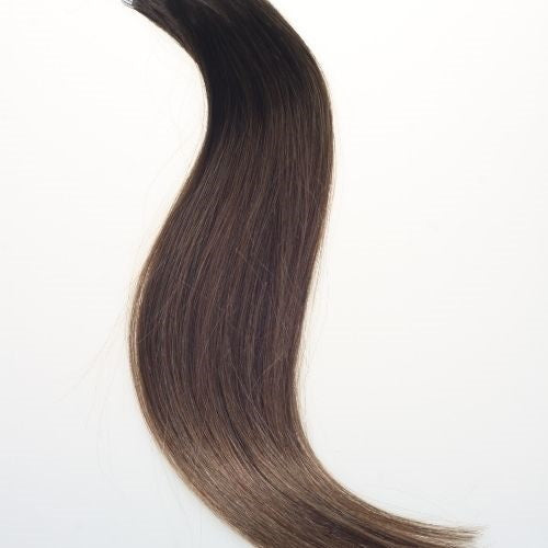 Extensions à Bande Adhésive – Ombré Chestnut Dip
