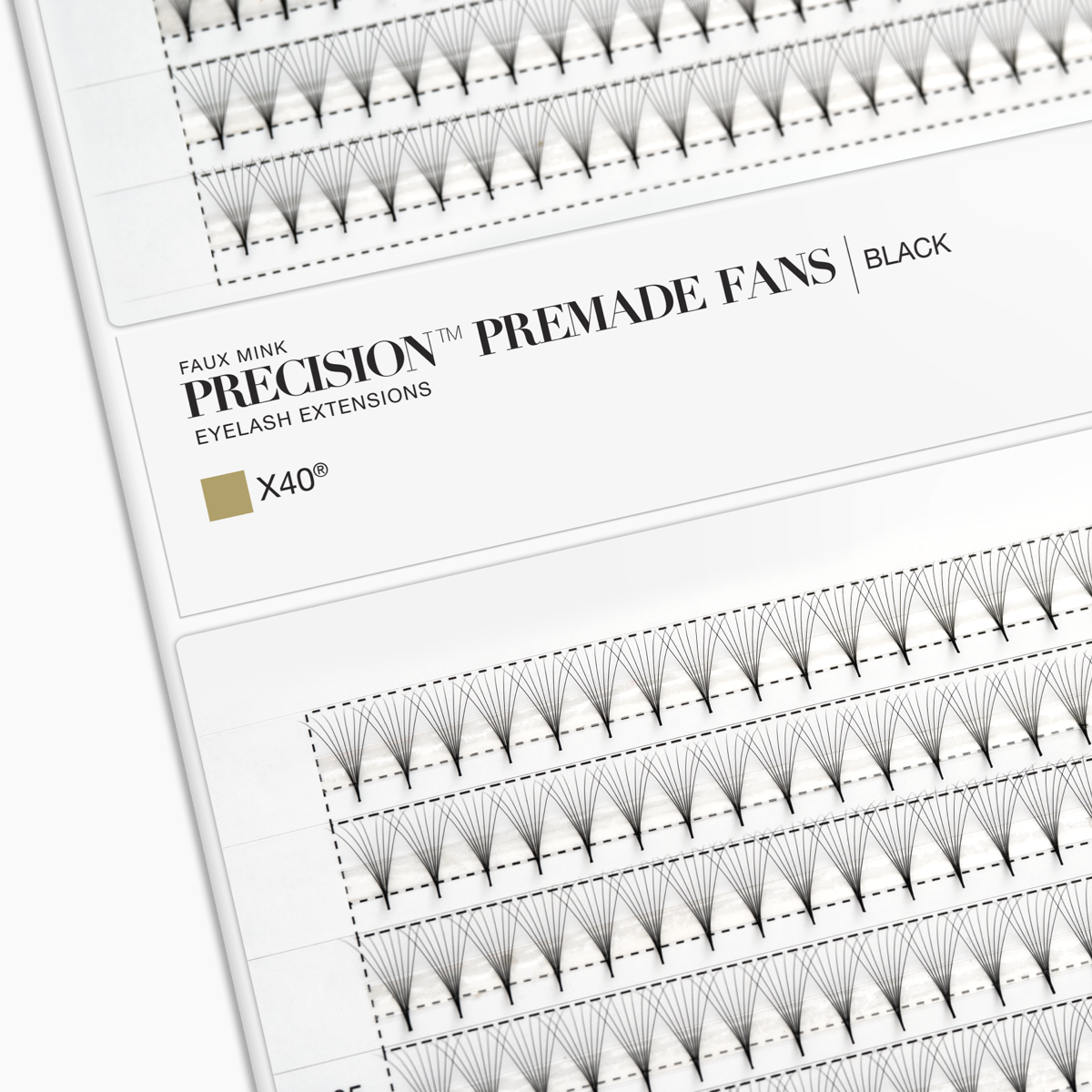 Precision Mega Volume PreMade Fans Lashes 12D