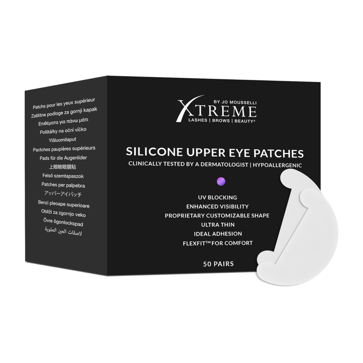 Silicone Upper Eye Patches – Matte (50 pairs) | Xtreme Lashes