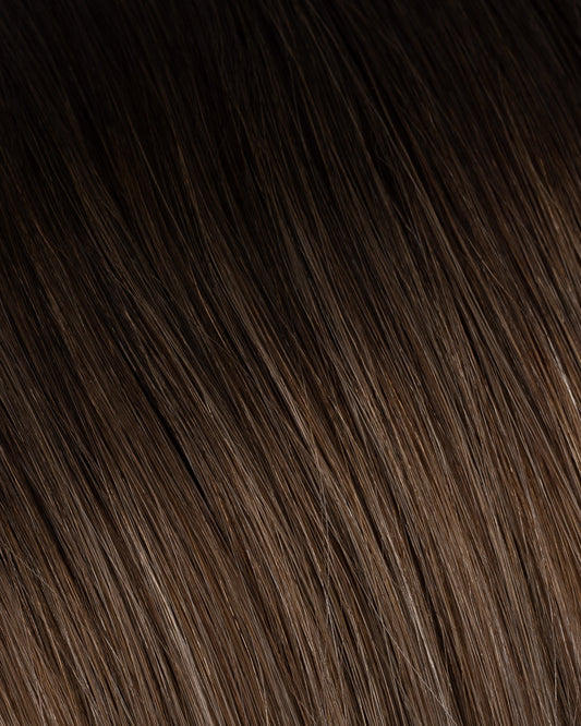 Extensions à Bande Adhésive – Ombré Mocha Dip