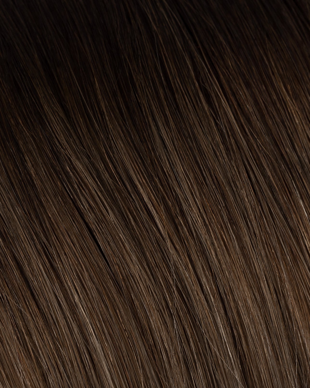 Clip-in Hair Extension – Ombré  Chestnut Dip